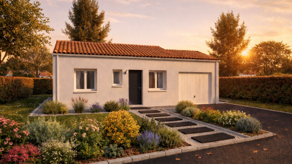Maison neuve à Brem-sur-Mer avec 2 chambres sur terrain de 464m2 - image 2