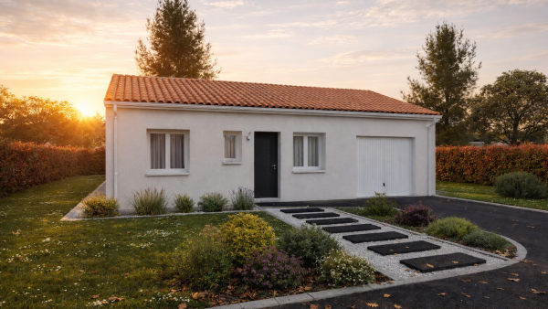 Maison neuve à Abzac avec 3 chambres sur terrain de 316m2 - image 1