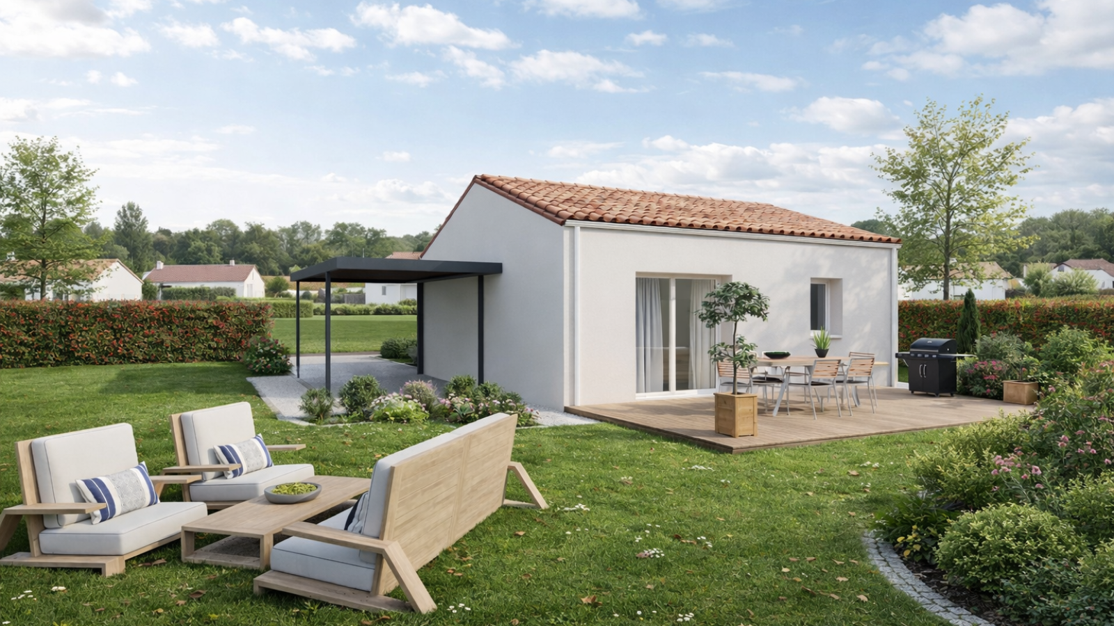 Maison neuve à Aizenay avec 2 chambres sur terrain de 466m2 / image 3