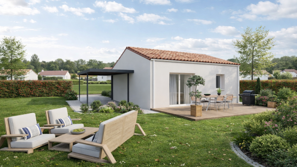 Maison neuve à Aizenay avec 2 chambres sur terrain de 466m2 - image 2
