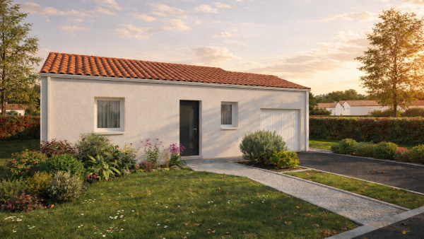 Maison neuve à Aizenay avec 3 chambres sur terrain de 466m2 - image 3