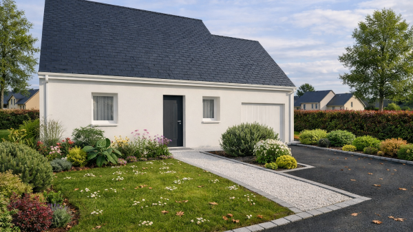 Maison neuve à Langeais avec 3 chambres sur terrain de 500m2 - image 1