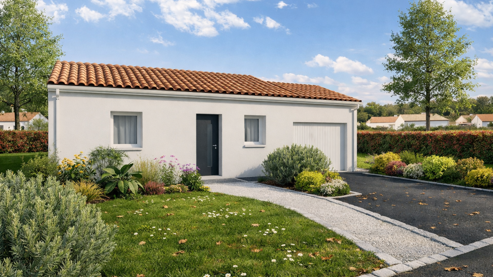 Maison neuve à Maisdon-sur-Sèvre avec 3 chambres sur terrain de 282m2 / image 2