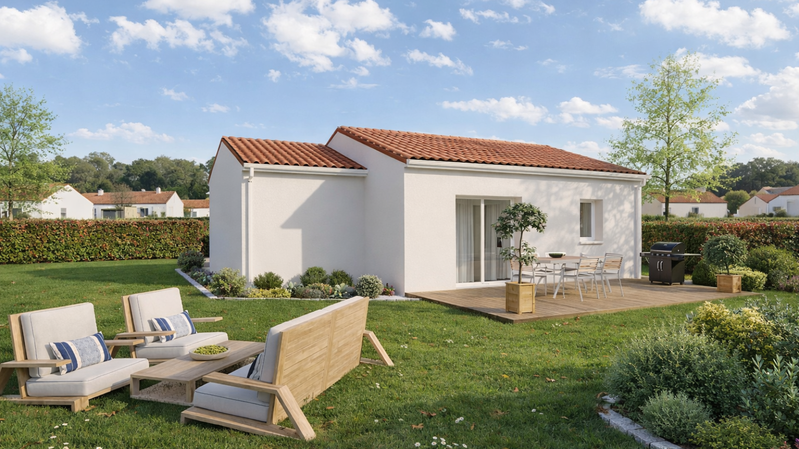 Maison neuve à Maisdon-sur-Sèvre avec 3 chambres sur terrain de 282m2 / image 3