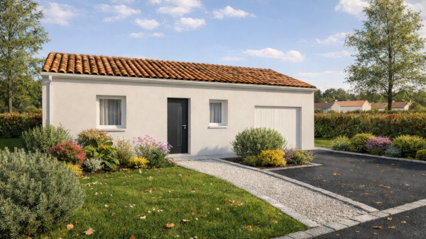 Maison neuve à Maisdon-sur-Sèvre avec 3 chambres sur terrain de 282m2 - image 1