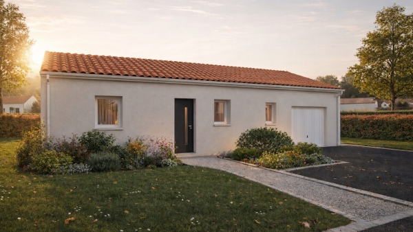 Maison neuve à Maisdon-sur-Sèvre avec 4 chambres sur terrain de 286m2 - image 3