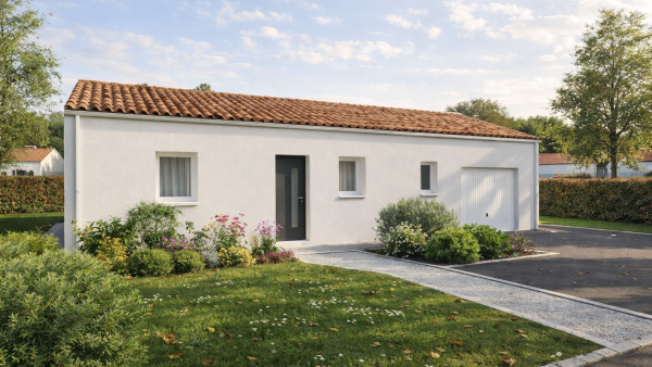 Maison neuve à Montaigu-Vendée avec 4 chambres sur terrain de 396m2 - image 1
