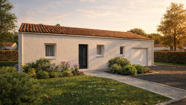 Maison neuve à Montaigu-Vendée avec 4 chambres sur terrain de 396m2 - image 3