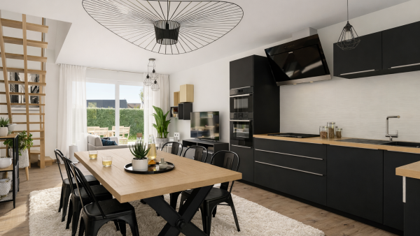 Maison neuve à Maisdon-sur-Sèvre avec 3 chambres sur terrain de 286m2 - image 3