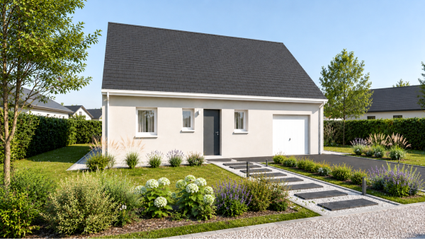 Maison neuve à Azay-le-Rideau avec 3 chambres sur terrain de 448m2 - image 1