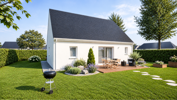 Maison neuve à Azay-le-Rideau avec 3 chambres sur terrain de 448m2 - image 2
