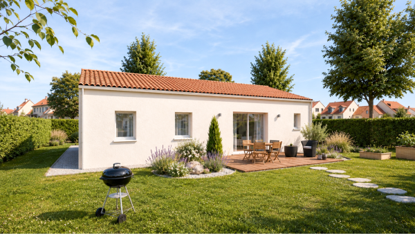 Maison neuve à Aizenay avec 4 chambres sur terrain de 466m2 - image 2