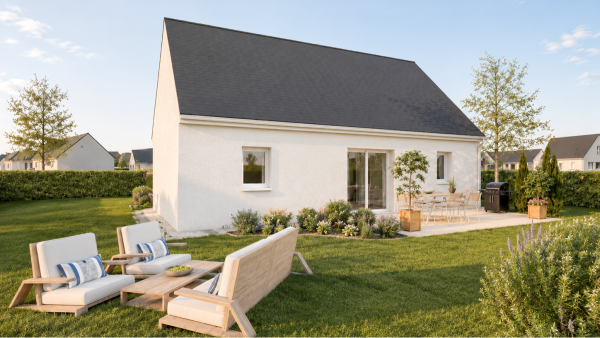 Maison neuve à Azay-le-Rideau avec 3 chambres sur terrain de 448m2 - image 2