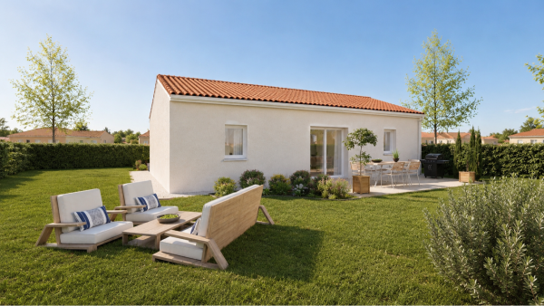 Maison neuve à Maisdon-sur-Sèvre avec 3 chambres sur terrain de 282m2 - image 2