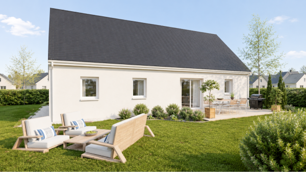 Maison neuve à Artannes-sur-Indre avec 4 chambres sur terrain de 541m2 - image 2