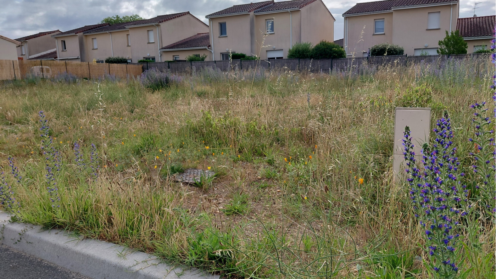 Terrain constructible de 404m2 à Les Billaux/ image 1