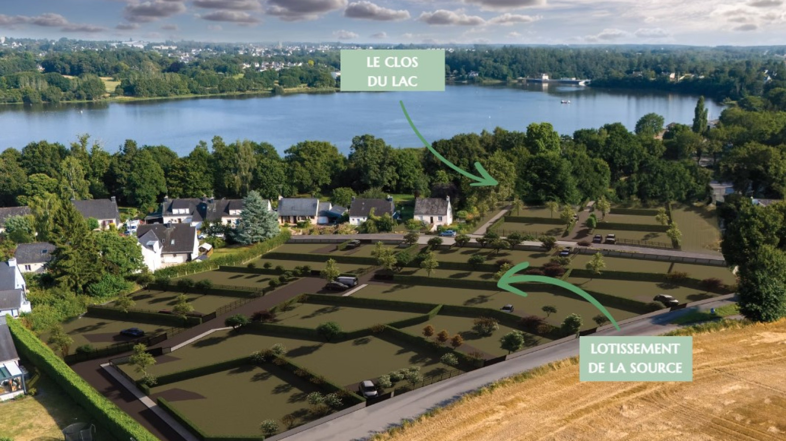 Terrain constructible de 380m2 à Taupont/ image 1
