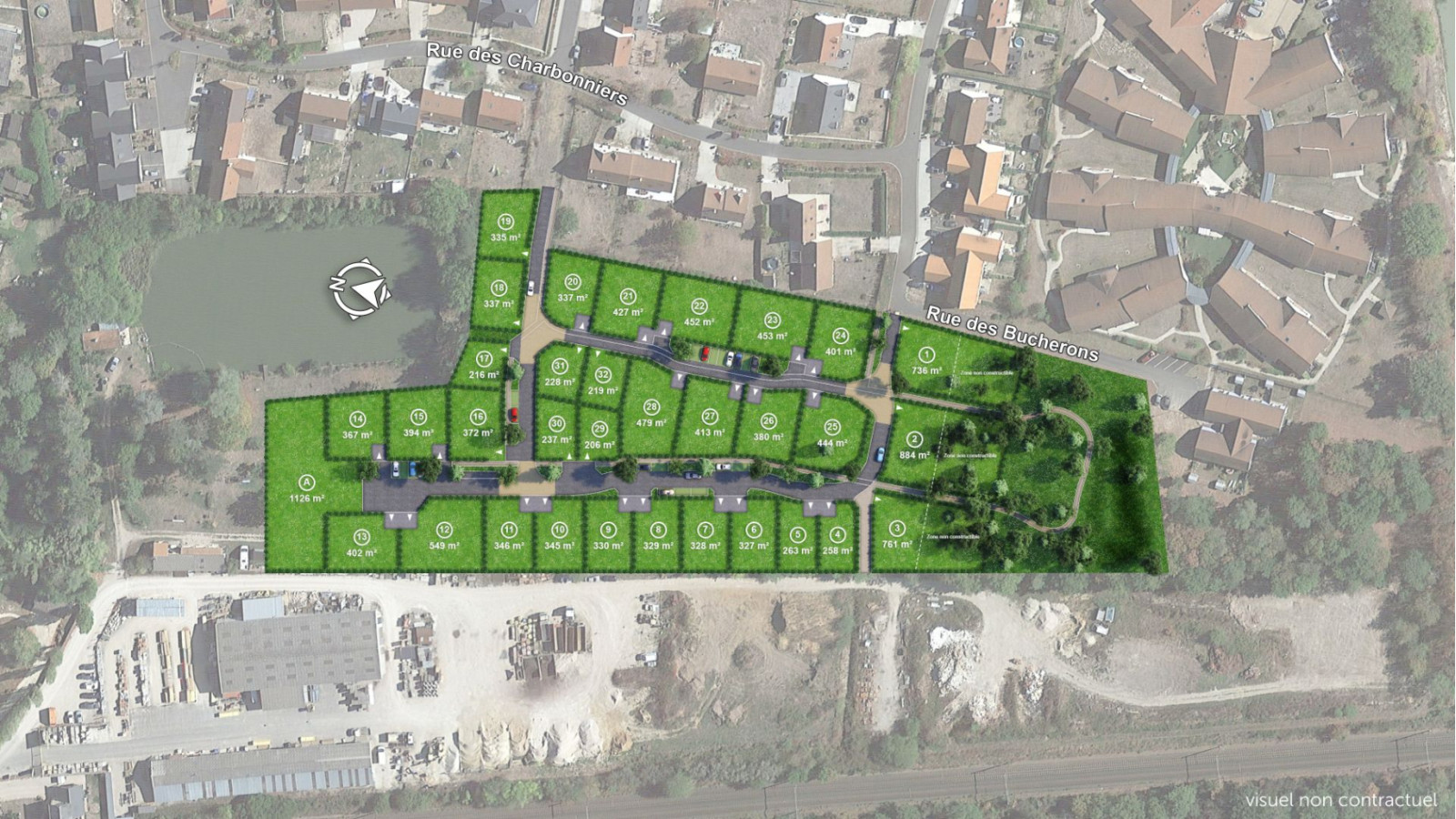 Terrain constructible de 228m2 à La Ferté-Saint-Aubin/ image 1