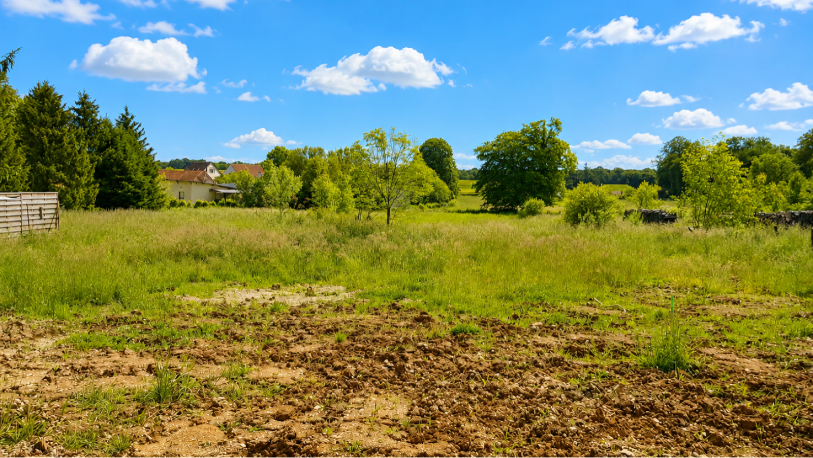 Terrain constructible de 1174m2 à Flammerans/ image 1
