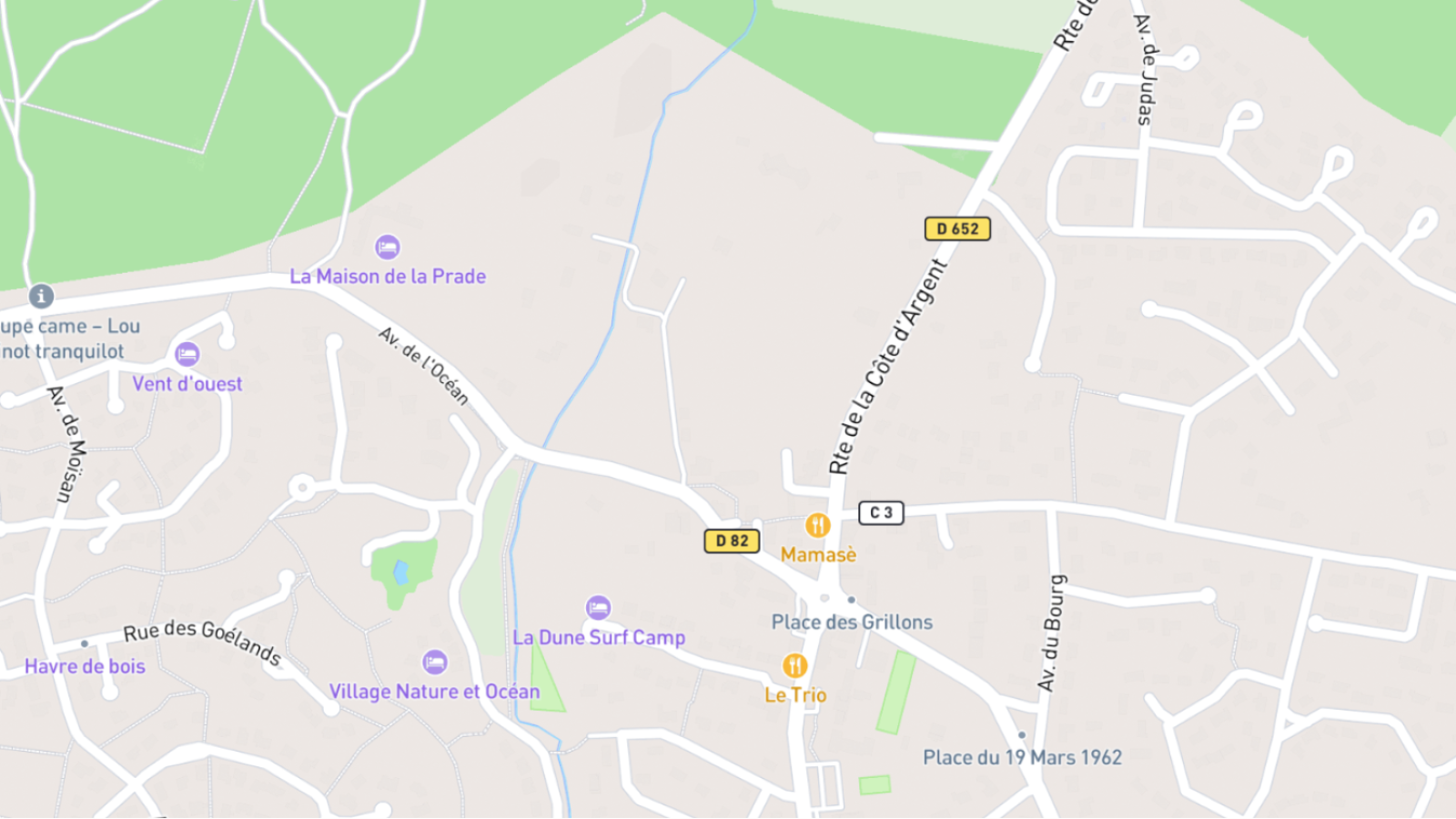 Terrain constructible de 565m2 à Messanges/ image 1