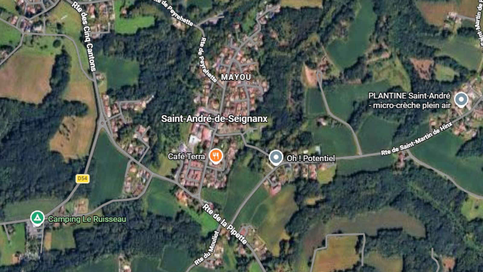 Terrain constructible de 877m2 à Saint-André-de-Seignanx/ image 1