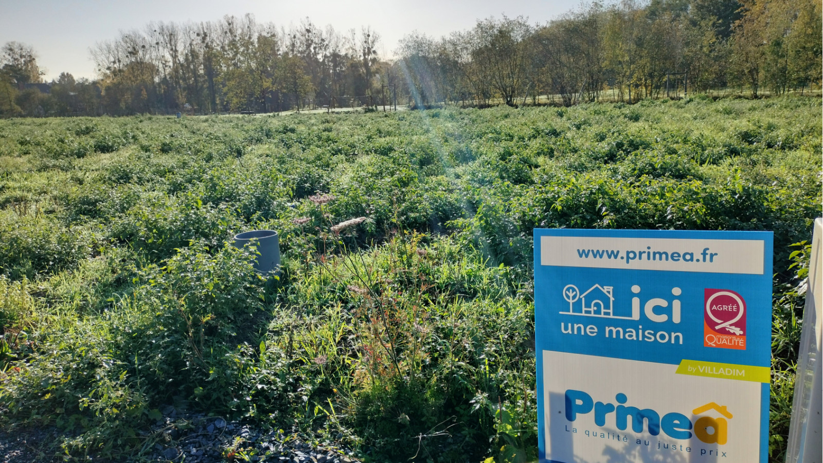 Terrain constructible de 337m2 à Dourdain/ image 1