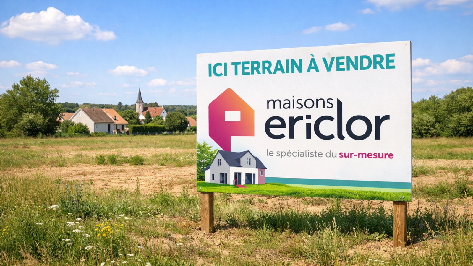 Terrain constructible de 1161m2 à Artenay/ image 1