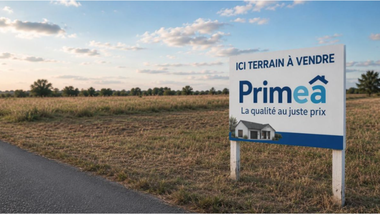 Terrain constructible de 718m2 à Mardié/ image 1